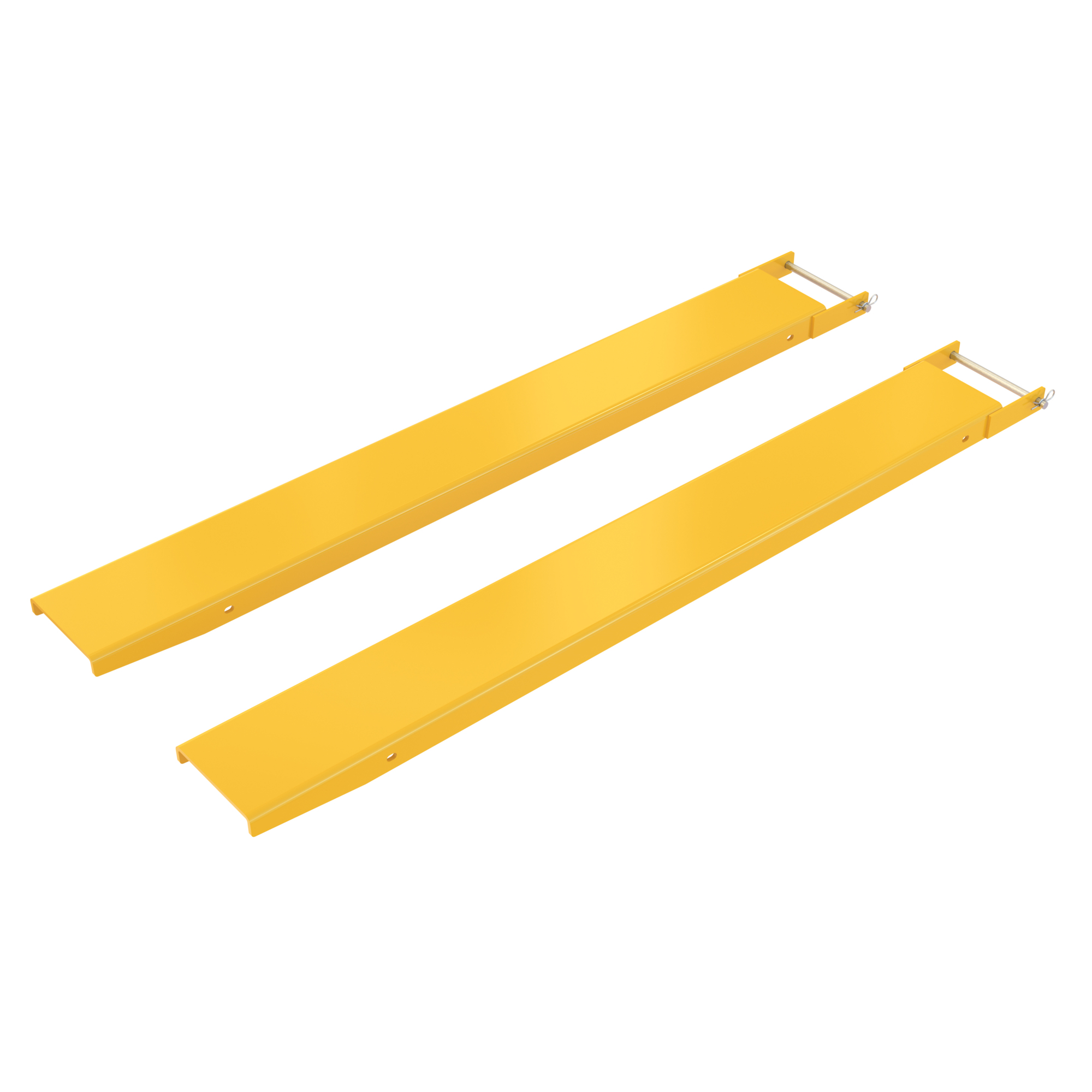 Vestil Pin Style Fork Extension - 8.5in. x 66in., 4000-Lb. Capacity, Steel, Model# FE-8-66-P